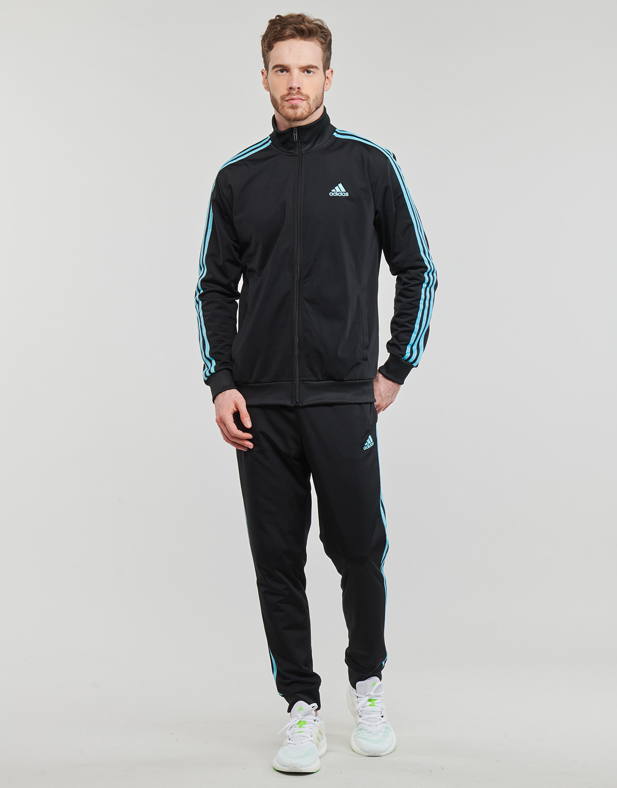 Textil Muži Teplákové soupravy Adidas Sportswear 3S TR TT TS Černá / Modrá
