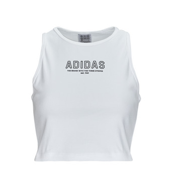 Textil Ženy Trička s krátkým rukávem Adidas Sportswear Crop Top WHITE Bílá