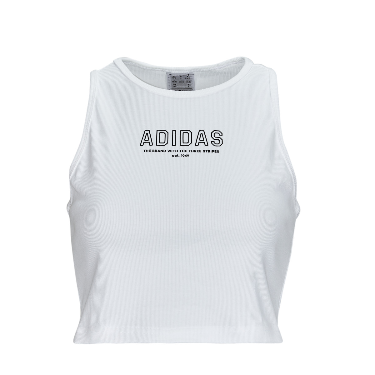 Textil Ženy Trička s krátkým rukávem Adidas Sportswear Crop Top WHITE Bílá
