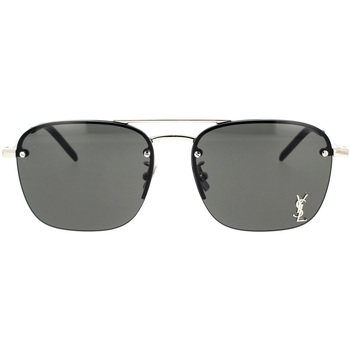 Hodinky & Bižuterie sluneční brýle Yves Saint Laurent Occhiali da Sole Saint Laurent SL 309 M 002 Stříbrná       