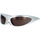 Hodinky & Bižuterie sluneční brýle Balenciaga Occhiali da Sole  Skin Cat BB0251S 005 Stříbrná       