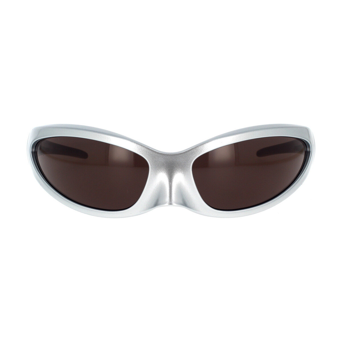 Hodinky & Bižuterie sluneční brýle Balenciaga Occhiali da Sole  Skin Cat BB0251S 005 Stříbrná       
