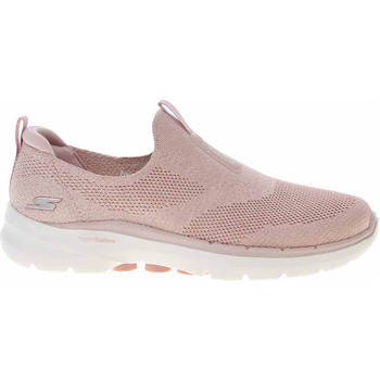 Boty Ženy Šněrovací polobotky  & Šněrovací společenská obuv Skechers Go Walk 6 - Glimmering light pink Růžová