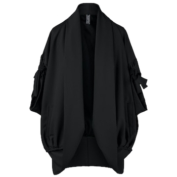 Textil Ženy Kabáty Wendy Trendy Coat 110823 - Black Černá