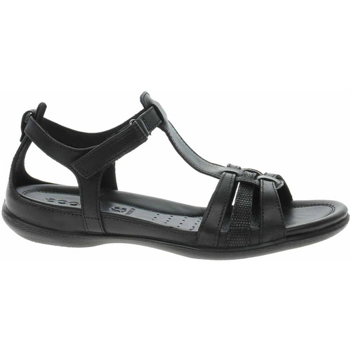 Boty Ženy Sandály Ecco Dámské sandály  Flash 24087353859 black-black Černá