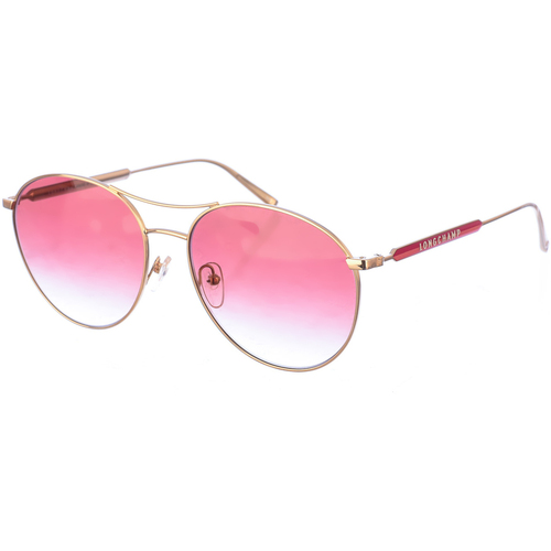 Hodinky & Bižuterie Ženy sluneční brýle Longchamp LO133S56-770 Růžová