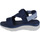Boty Ženy Sportovní sandály Skechers D'Lux Walker Kind Mind Modrá