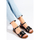 Boty Ženy Sandály W. Potocki Zajímavé černé  sandály dámské bez podpatku 