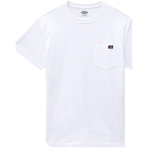 Textil Muži Trička & Pola Dickies Porterdale T-Shirt - White Bílá