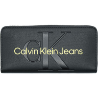 Taška Ženy Náprsní tašky Calvin Klein Jeans Logo Zip Around Wallet Černá