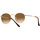 Hodinky & Bižuterie sluneční brýle Ray-ban Occhiali da Sole  Round Metal RB3447 001/51 Zlatá