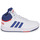 Boty Děti Kotníkové tenisky Adidas Sportswear HOOPS MID 3.0 K Bílá / Modrá / Červená