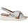 Boty Ženy Sandály Caprice Dámské sandály  9-28300-20 stone metallic Stříbrná       