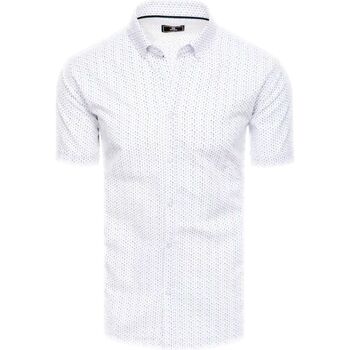 D Street Košile s dlouhymi rukáv Pánská košile s krátkým rukávem Brabal bílá - Bílá
