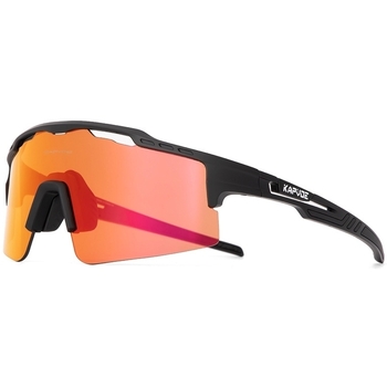 Hodinky & Bižuterie Muži sluneční brýle Scvcn Pánské sportovní sluneční brýle Lalon Oranžová sklíčka Černá