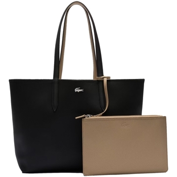 Taška Ženy Náprsní tašky Lacoste Anna Reversible Bicolor Tote Bag - Noir Béžová