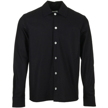 Textil Muži Košile s dlouhymi rukávy Csb London Stripe Printed Shirt Modrá