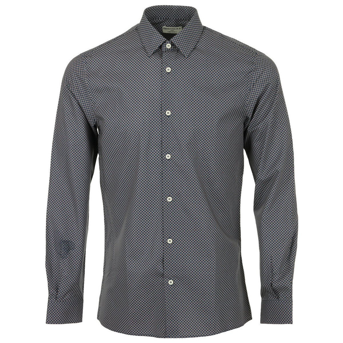 Textil Muži Košile s dlouhymi rukávy Éditions M.r French Collar Shirt Modrá