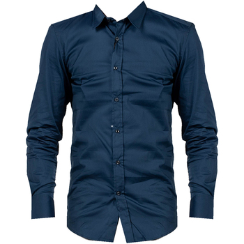 Textil Muži Košile s dlouhymi rukávy Antony Morato MMSL00375-FA450001 Modrá