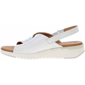 Caprice Dámské sandály  9-28702-20 white naplak Bílá