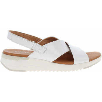 Caprice Dámské sandály  9-28702-20 white naplak Bílá