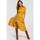 Textil Ženy Krátké šaty Stylove Dámské midi šaty Fenimrei S177 žlutá Žlutá