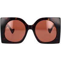 Hodinky & Bižuterie Ženy sluneční brýle Gucci Occhiali da Sole  GG1254S 002 Hnědá