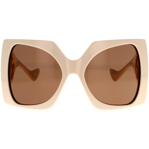 Hodinky & Bižuterie Ženy sluneční brýle Gucci Occhiali da Sole  GG1255S 002 Oranžová