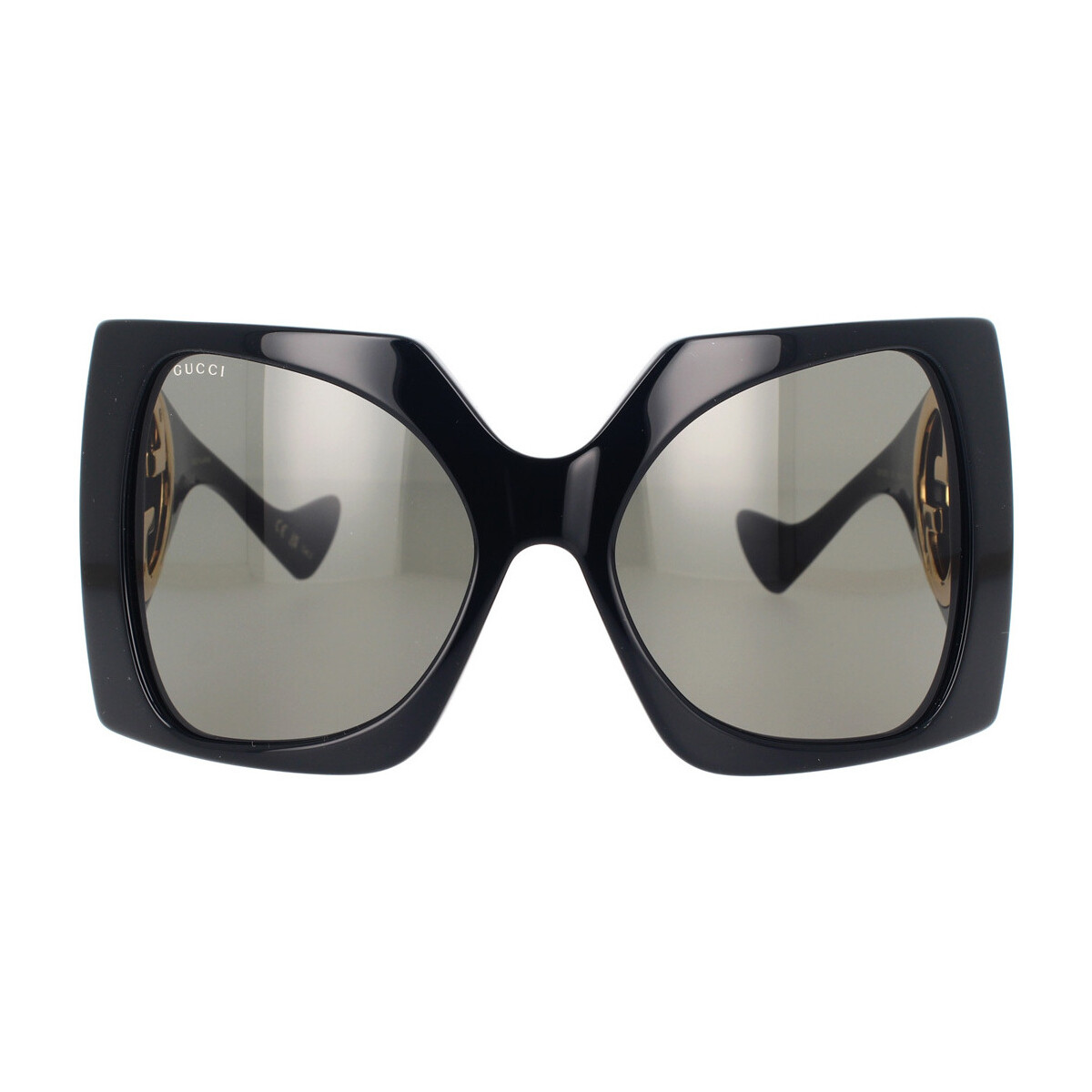 Hodinky & Bižuterie Ženy sluneční brýle Gucci Occhiali da Sole  GG1255S 001 Černá