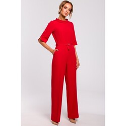 Textil Ženy Overaly / Kalhoty s laclem Made Of Emotion Dámský overal Ne M463 červená Červená