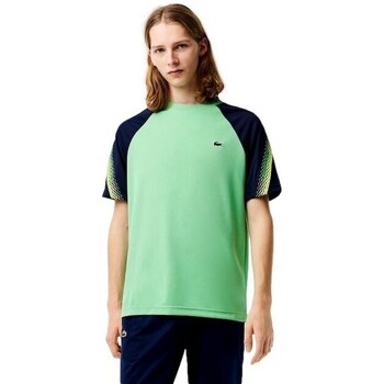 Textil Muži Trička s krátkým rukávem Lacoste CAMISETA HOMBRE   SPORT REGULAR FIT TH5196 Zelená