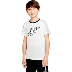 Textil Chlapecké Trička s krátkým rukávem Nike CAMISETA GRIS NIO  DRI-FIT DM8541 Šedá