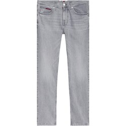 Textil Muži Kalhoty Tommy Jeans VAQUERO SLIM HOMBRE   DM0DM12663-1BZ Šedá