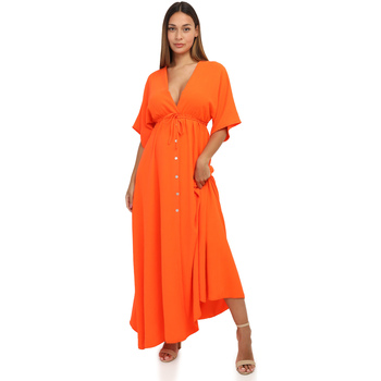 Textil Ženy Šaty La Modeuse 66762_P155477 Oranžová