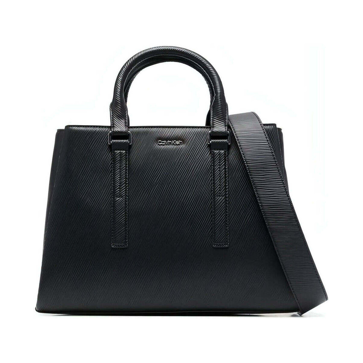 Taška Ženy Velké kabelky / Nákupní tašky Calvin Klein Jeans  Černá