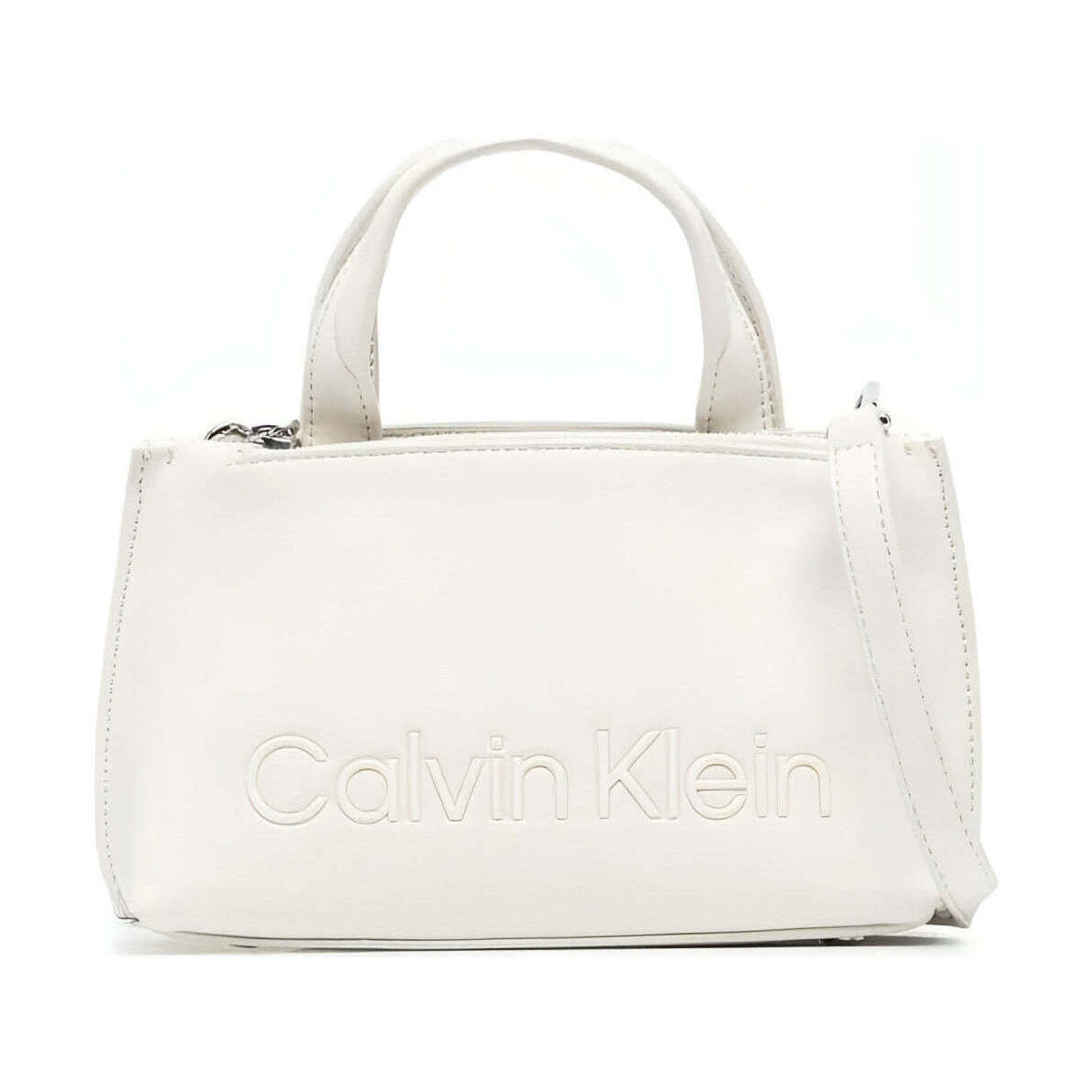 Taška Ženy Velké kabelky / Nákupní tašky Calvin Klein Jeans  Béžová