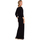 Textil Ženy Krátké šaty Made Of Emotion Dámské maxi šaty Tobias M435 černá Černá
