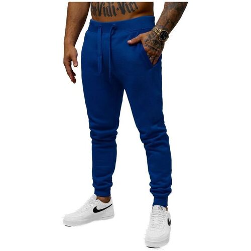 Textil Muži Teplákové kalhoty Ozonee Pánské tepláky Tadak indigo Tmavě modrá
