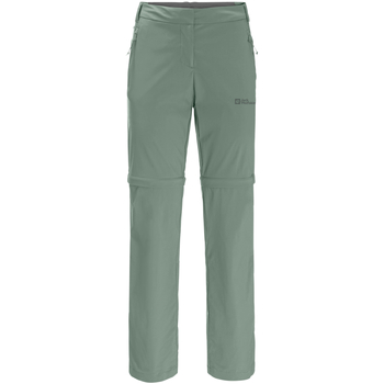 Textil Ženy Teplákové kalhoty Jack Wolfskin Glastal Zip Off Pants W Zelená