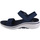 Boty Ženy Sportovní sandály Skechers Go Walk Arch Fit Sandal - Polished Modrá