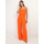 Textil Ženy Overaly / Kalhoty s laclem La Modeuse 66799_P155534 Oranžová