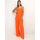 Textil Ženy Overaly / Kalhoty s laclem La Modeuse 66799_P155534 Oranžová