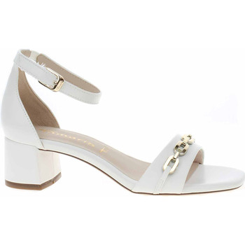 Boty Ženy Sandály Tamaris Dámské sandály  1-28323-20 white Bílá
