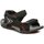 Boty Muži Sandály Dk 3431 CIKO černé pánské sandály Černá