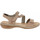 Boty Ženy Sandály Rieker Dámské sandály  659C7-60 beige Béžová