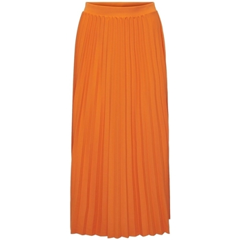 Textil Ženy Sukně Only Melisa Plisse Skirt - Orange Peel Oranžová