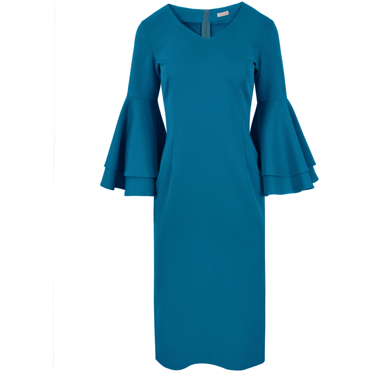 Textil Ženy Krátké šaty Makover Dámské společenské šaty Olgan K002 tmavě modrá Tmavě modrá