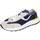 Boty Muži Šněrovací polobotky  & Šněrovací společenská obuv Moma BC85 4AS414-CRNC Modrá