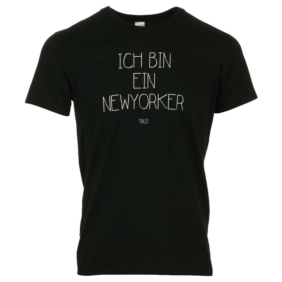 Textil Muži Trička s krátkým rukávem Civissum Ich Bin Ein Newyorker Tee Černá