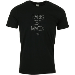 Textil Muži Trička s krátkým rukávem Civissum Paris Ist Magik Tee Černá